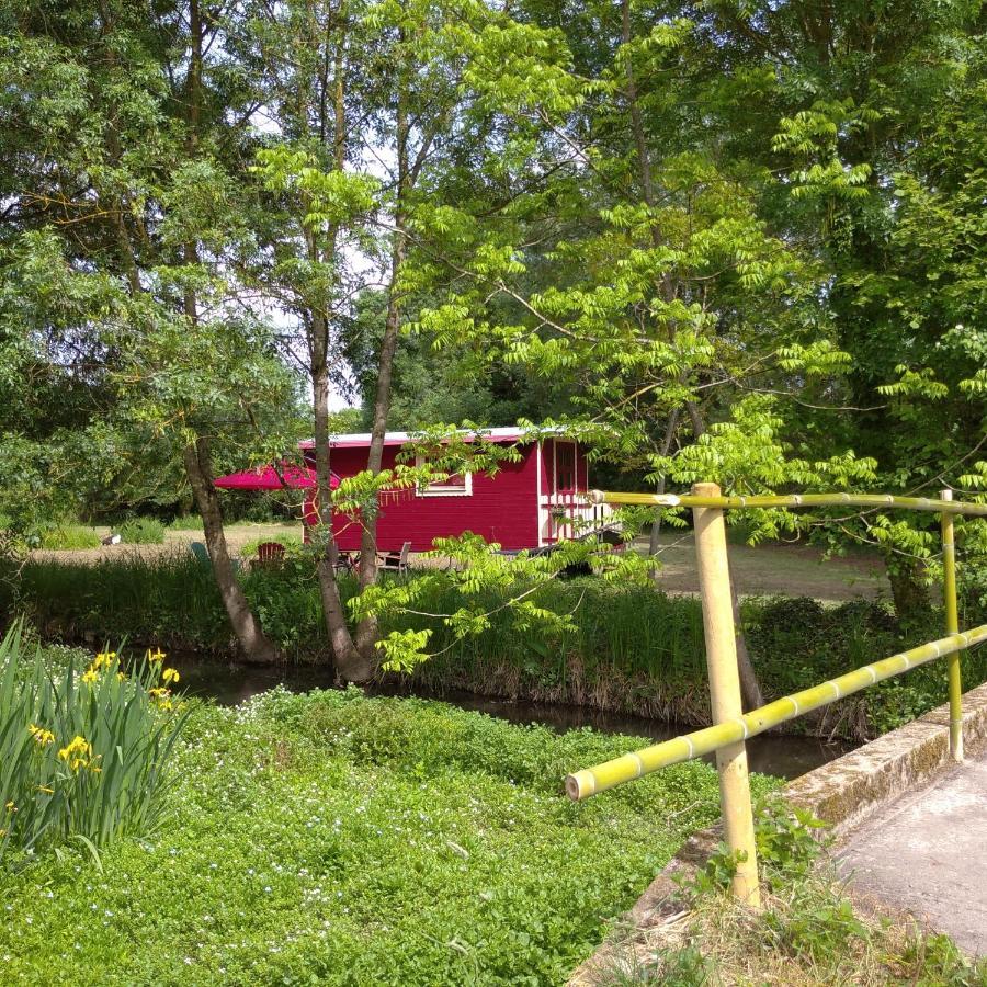 Villa La Roulotte Du Moulin De Palet à Baugé Extérieur photo