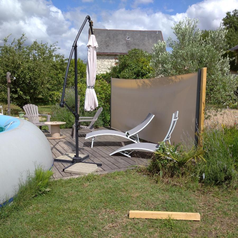 Villa La Roulotte Du Moulin De Palet à Baugé Extérieur photo
